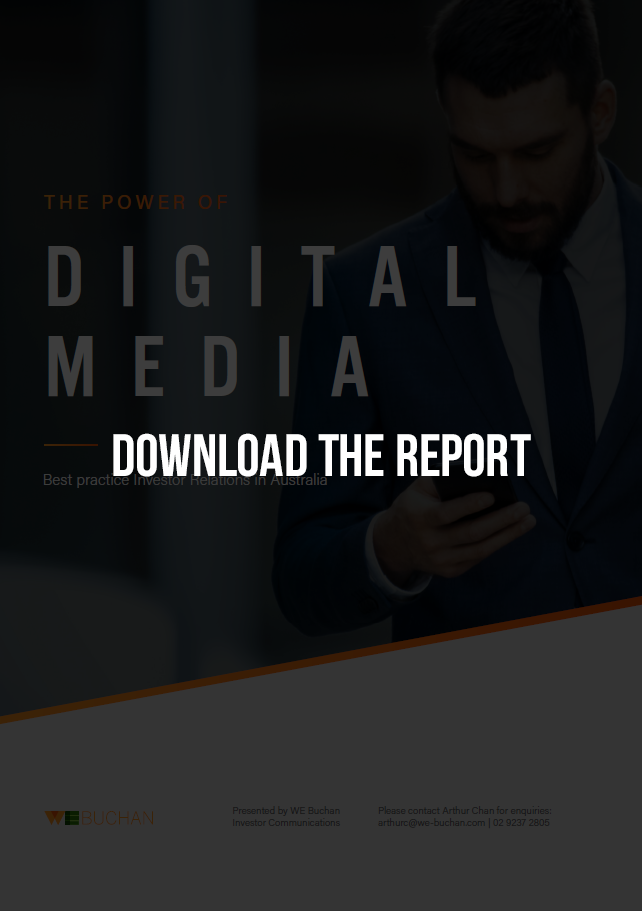 The Power of Digital Media Best Practice IR in Australia Report