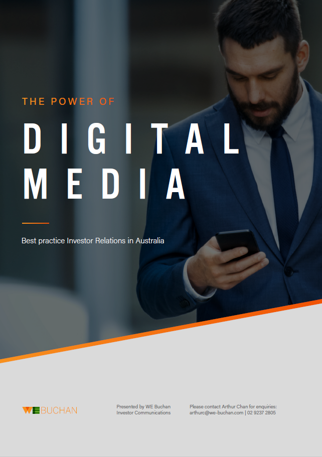 The Power of Digital Media Best Practice IR in Australia Report